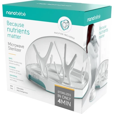 Nanobebe Baby Bottles Sippy Cups & Accessories Microwave Steam Sterilizer 7 Nanobebe Baby Bottles Sippy Cups & Accessories Microwave Steam Sterilizer - Image 5