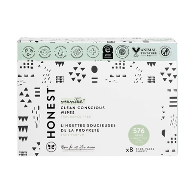 The Honest Company Plant-Based Baby Wipes Made With Over 99% Water - Pattern Play (Select Count) 10 The Honest Company Plant-Based Baby Wipes Made With Over 99% Water - Pattern Play (Select Count) - Image 8