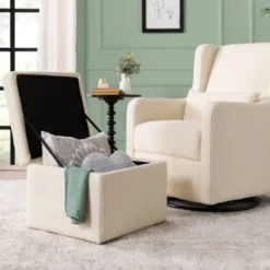 Carter's By DaVinci Adrian Swivel Glider With Storage Ottoman -Baby Trend Store GUEST 0292aa8a e2c3 4eb8 8c6e 9e5b3e31bf1e
