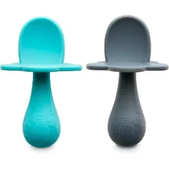 Grabease Baby Silicone Spoon, Set Of 2 For Baby-Led Weaning & First Stage Self-Feeding -Baby Trend Store GUEST 0a324e54 0bc9 4106 a185 234a99880bdc