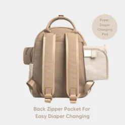KeaBabies Diaper Bag Backpack Comes With Portable Changing Pad, Baby Bag For Mom, Baby Travel Essential (Latte) -Baby Trend Store GUEST 0a83a672 c5ce 422c a972 9edae38109d8