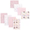 Hudson Baby Infant Girl Cotton Flannel Burp Cloths And Receiving Blankets, 8-Piece, Girl Pinecone, One Size -Baby Trend Store GUEST 0ca7680a 02b1 485d 8d3b c9cb7bec32c9