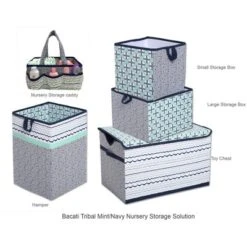 Bacati - Noah Mint/Navy Collapsible Laundry Hamper 11 Bacati - Noah Mint/Navy Collapsible Laundry Hamper -Baby Trend Store GUEST 0e8847d5 bab9 43a5 a6fa a4202c09ea87