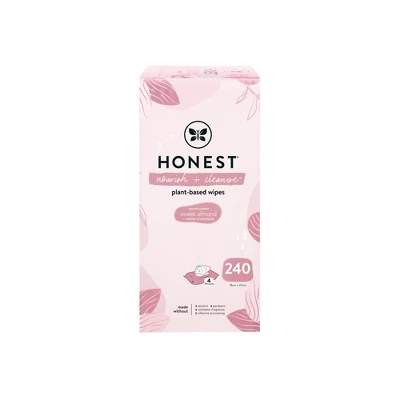 The Honest Company Nourish + Cleanse Plant-Based Baby Wipes - Sweet Almond - 240ct 6 The Honest Company Nourish + Cleanse Plant-Based Baby Wipes - Sweet Almond - 240ct - Image 4