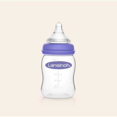 Lansinoh Baby Bottles For Breastfeeding Babies With 3 Slow Flow Nipples (Size 2S) - 5oz/3ct 8 Lansinoh Baby Bottles For Breastfeeding Babies With 3 Slow Flow Nipples (Size 2S) - 5oz/3ct - Image 6