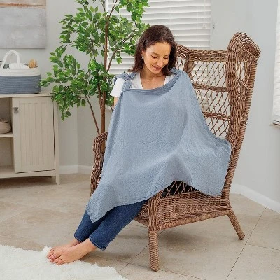 Muslin Nursing Cover For Baby Breastfeeding, Soft & Breathable Breastfeeding Cover By Comfy Cubs 4 Muslin Nursing Cover For Baby Breastfeeding, Soft & Breathable Breastfeeding Cover By Comfy Cubs - Image 2