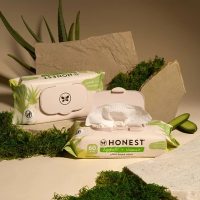 The Honest Company Hydrate + Cleanse Plant-Based Baby Wipes - Aloe And Cucumber - 240ct 7 The Honest Company Hydrate + Cleanse Plant-Based Baby Wipes - Aloe And Cucumber - 240ct - Image 5