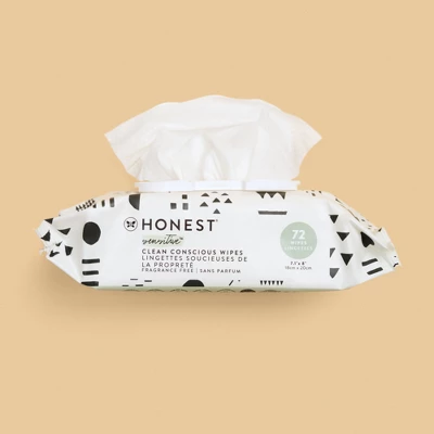 The Honest Company Plant-Based Baby Wipes Made With Over 99% Water - Pattern Play (Select Count) 6 The Honest Company Plant-Based Baby Wipes Made With Over 99% Water - Pattern Play (Select Count) - Image 4