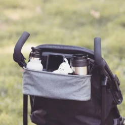 Diono Buggy Buddy Universal Stroller Organizer, Cup Holders, Secure Attachment, Zippered Pockets, Gray -Baby Trend Store GUEST 24320643 ab8f 4741 9283 23fe5d8eef8e