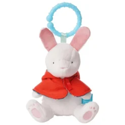 Manhattan Toy Fairytale Rabbit Plush Baby Travel Toy With Chime, Crinkle Ears And Teether Clip-on Attachment -Baby Trend Store GUEST 299bd249 2ae6 4ecc bc1b 00ae07129fa1