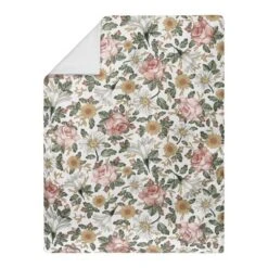 Toddler Bedding Collection Vintage Floral Pink/Green - Sweet Jojo Designs