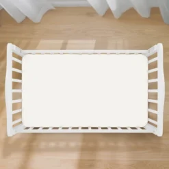 KeaBabies 2pk Fitted Crib Sheets For Boys, Girls, Organic Baby Crib Sheet, Fits Standard Nursery Crib Mattresses