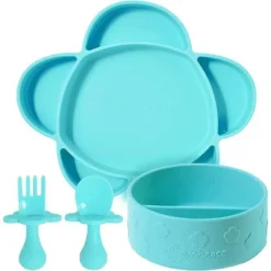 Grabease 4-Piece Stay-Put Table Set For Babies & Toddlers 6 Months & Up, Divided Bowl With Suction Bottoms Plus Self-Feeding Spoon & Fork 19 Grabease 4-Piece Stay-Put Table Set For Babies & Toddlers 6 Months & Up, Divided Bowl With Suction Bottoms Plus Self-Feeding Spoon & Fork -Baby Trend Store GUEST 2c2fbe88 cb1e 4218 b985 5b96913550ce