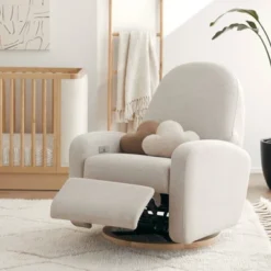 Babyletto Nami Electronic Recliner And Swivel Glider With USB Port And Light Wood Base -Baby Trend Store GUEST 300c2e8b ad3c 4dc6 ba3b f80c3ed12931