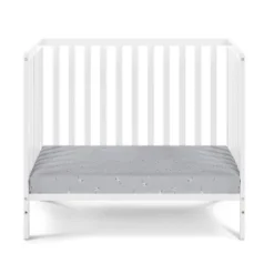 Suite Bebe Palmer 3-in-1 Convertible Mini Crib With Mattress Pad - White -Baby Trend Store GUEST 316e53e9 9674 4d85 9475 2f66986be812