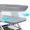 Baby Trend Quick-Fold 2-in-1 Rocking Portable Bassinet - Shadow Stone Gray -Baby Trend Store GUEST 328d1282 315d 40aa 93cc b4fc7f56915f