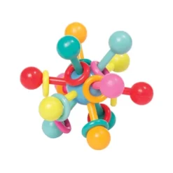 Manhattan Toy Atom Rattle & Teether Grasping Activity Baby Toy -Baby Trend Store GUEST 33690e13 a6f4 44ac 89cb 5ea2e7847f65