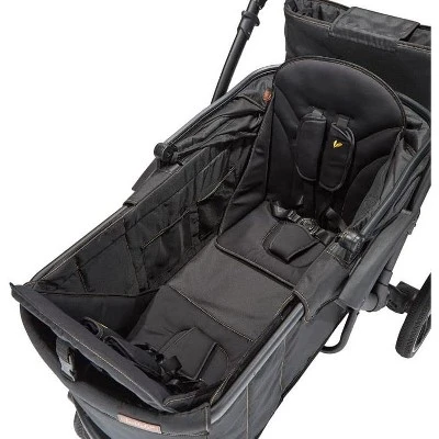 Larktale Sprout Single-to-Double Stroller/Wagon - Expandable And Foldable Stroller Wagon For Kids With Canopy, Storage, And Accessories - Byron Black 6 Larktale Sprout Single-to-Double Stroller/Wagon - Expandable And Foldable Stroller Wagon For Kids With Canopy, Storage, And Accessories - Byron Black - Image 4