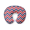Bacati - 3 Pc Chevron/Dots Nany Red Hugster Feeding & Infant Support Nursing PillowMixNMatch Navy/Red Nursing Pillow