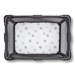 4moms Breeze Playard Sheet - White/Gray Cotton 2pk -Baby Trend Store GUEST 3958884d 096c 4f9b bebd 3d89493c75b6