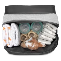 Eddie Bauer Cascade Backpack DIaper Bag - Gray/Pink -Baby Trend Store GUEST 3b4c41bb 16dd 4e53 a947 7ea2ccab532c