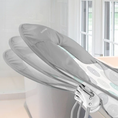 Summer Infant Deluxe Baby Bather Dashed Dots Gray/Aqua 4 Summer Infant Deluxe Baby Bather Dashed Dots Gray/Aqua - Image 2