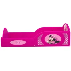 Disney Minnie Mouse Plastic Sleep And Play Toddler Bed With Attached Guardrails - Delta Children -Baby Trend Store GUEST 3ca36982 ad21 46e3 b86e c0e4fa874601