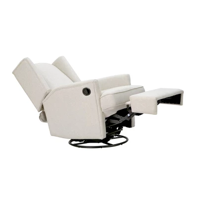 Second Story Home Hemingway Swivel Recliner Chair - Canvas 6 Second Story Home Hemingway Swivel Recliner Chair - Canvas - Image 4