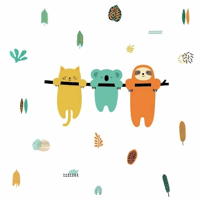 RoomMates Koala And Sloth Peel And Stick Giant Wall Decal 5 RoomMates Koala And Sloth Peel And Stick Giant Wall Decal - Image 3