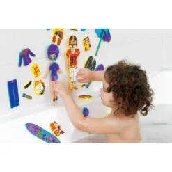 Edushape Magic Creations Splash Of Fashion Foam Bath Toy - 39pc