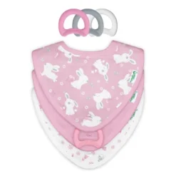 Green Sprouts Muslin Stay-dry Teether Bibs & Silicone First Teethers (6 Pack) -Baby Trend Store GUEST 47f2b64a a40e 4017 8303 dbf07dd53224