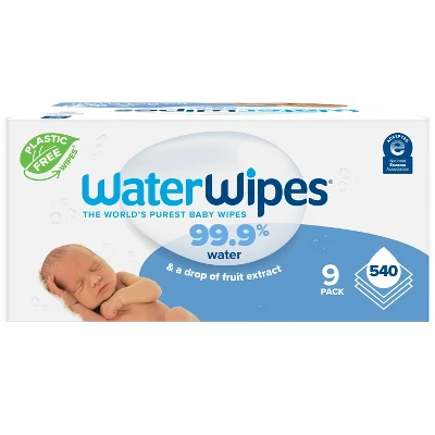 WaterWipes Plastic-Free Original Unscented 99.9% Water Based Baby Wipes - (Select Count) 11 WaterWipes Plastic-Free Original Unscented 99.9% Water Based Baby Wipes - (Select Count) - Image 9