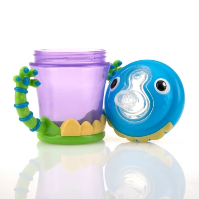 Nuby 2pc Monster Baby Feeding Set - Snack Keeper And 2 Handle Super Spout Trainer Cup - 8oz 8 Nuby 2pc Monster Baby Feeding Set - Snack Keeper And 2 Handle Super Spout Trainer Cup - 8oz - Image 6