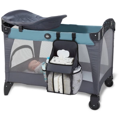 LA Baby Universal Playard Nursery Organizer And Diaper Caddy For Baby's Essentials - Gray 6 LA Baby Universal Playard Nursery Organizer And Diaper Caddy For Baby's Essentials - Gray - Image 4
