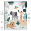 Lambs & Ivy Jungle Friends 5-Piece Safari Animals Nursery Baby Crib Bedding Set -Baby Trend Store GUEST 4e400ff2 3eee 4a63 8d14 e1c1725913ef