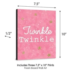 Big Dot Of Happiness Pink Twinkle Twinkle Little Star - Baby Girl Nursery Wall Art & Kids Room Decor - Gift Ideas - 7.5 X 10 Inches - Set Of 3 Prints -Baby Trend Store GUEST 4f802ba9 2f9f 4aca a5d6 994c580bef37