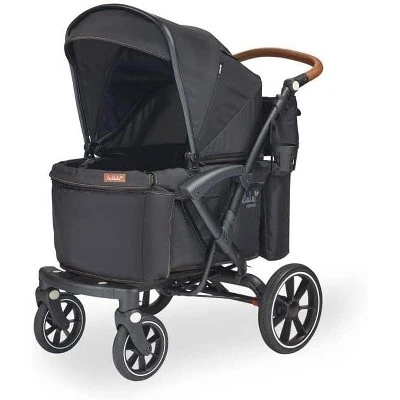 Larktale Sprout Single-to-Double Stroller/Wagon - Expandable And Foldable Stroller Wagon For Kids With Canopy, Storage, And Accessories - Byron Black 3 Larktale Sprout Single-to-Double Stroller/Wagon - Expandable And Foldable Stroller Wagon For Kids With Canopy, Storage, And Accessories - Byron Black