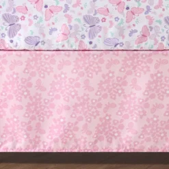 The Peanutshell Butterfly Song Crib Bedding Set For Baby Girls, 3-Piece Nursery Set In Pink|Purple 10 The Peanutshell Butterfly Song Crib Bedding Set For Baby Girls, 3-Piece Nursery Set In Pink|Purple -Baby Trend Store GUEST 540d2850 1edd 4b59 aab4 caba2beeb1c1