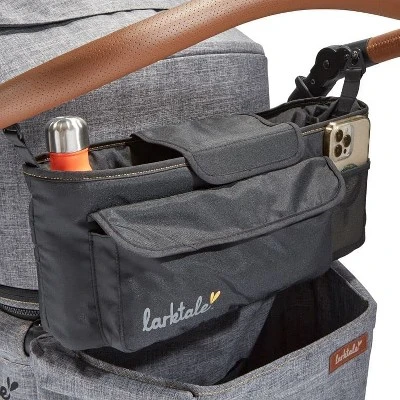 Larktale Sprout Single-to-Double Stroller/Wagon - Expandable And Foldable Stroller Wagon With Canopy, Storage, And Accessories - Nightcliff Stone 4 Larktale Sprout Single-to-Double Stroller/Wagon - Expandable And Foldable Stroller Wagon With Canopy, Storage, And Accessories - Nightcliff Stone - Image 2