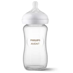Philips Avent 3pk Glass Natural Baby Bottle With Natural Response Nipple - Clear - 8oz -Baby Trend Store GUEST 5c2e61ff 4eea 4638 a024 6385d3ecef79