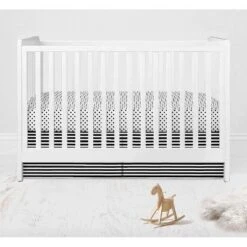 Bacati - Dots Stripes Black/White 10 Pc Crib Bedding Set With 2 Crib Fitted Sheets 17 Bacati - Dots Stripes Black/White 10 Pc Crib Bedding Set With 2 Crib Fitted Sheets -Baby Trend Store GUEST 5c52b0e0 ace0 422c afba 7792a65bb871 1