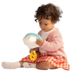 Manhattan Toy Cherry Blossom Days Cloud Baby Circle Rattle With Crinkle Paper And Teethers -Baby Trend Store GUEST 5db96668 72a2 476a 802a 1b6bfaeba38c