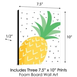 Big Dot Of Happiness Tropical Pineapple - Nursery Wall Art, Kids Room Decor And Summer Home Decorations Ideas - 7.5 X 10 Inches - Set Of 3 Prints -Baby Trend Store GUEST 5dead828 f156 475c ae64 bee47a71ab3a