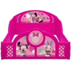 Disney Minnie Mouse Plastic Sleep And Play Toddler Bed With Attached Guardrails - Delta Children -Baby Trend Store GUEST 61896619 979a 4fe3 9545 0604a4a7612d