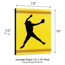 Big Dot Of Happiness Grand Slam - Fastpitch Softball - Sports Nursery Wall Art, Kids Room Decor & Game Room Decor - 7.5 X 10 Inches - Set Of 3 Prints 9 Big Dot Of Happiness Grand Slam - Fastpitch Softball - Sports Nursery Wall Art, Kids Room Decor & Game Room Decor - 7.5 X 10 Inches - Set Of 3 Prints -Baby Trend Store GUEST 64a3257b ef59 4b9e b660 6c626e868144