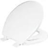 Mayfair By Bemis NextStep2 Never Loosens Round Enameled Wood Children's Potty Training Toilet Seat With Easy Clean And Slow Close Hinge - White -Baby Trend Store GUEST 694b1c36 75fe 46b6 b38f c406aa251a2b