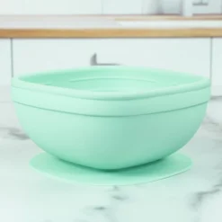 Platinum Silicone 11oz. Suction Bowl W/Platinum Silicone Press In Lid -Baby Trend Store GUEST 69ef0ac9 8c50 4cde b53f 69eaf561eff4