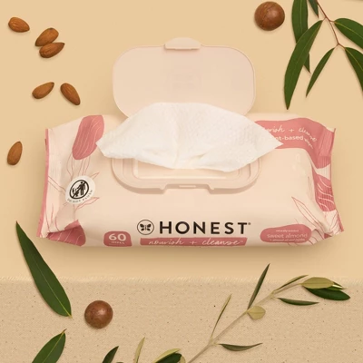 The Honest Company Nourish + Cleanse Plant-Based Baby Wipes - Sweet Almond - 240ct 3 The Honest Company Nourish + Cleanse Plant-Based Baby Wipes - Sweet Almond - 240ct