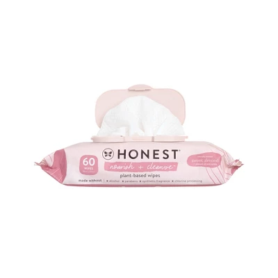 The Honest Company Nourish + Cleanse Plant-Based Baby Wipes - Sweet Almond - 240ct 4 The Honest Company Nourish + Cleanse Plant-Based Baby Wipes - Sweet Almond - 240ct - Image 2