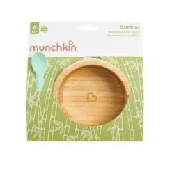 Munchkin Bamboo Suction Dining Bowl With Silicone Spoon -Baby Trend Store GUEST 759dcd6f c39d 4adc 9cd2 2eadf7e653f1
